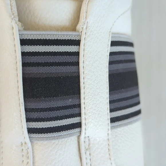 Dr. Scholl's Madi Band Slip On Sneakers 8M White Black Gray - Picture 14 of 16